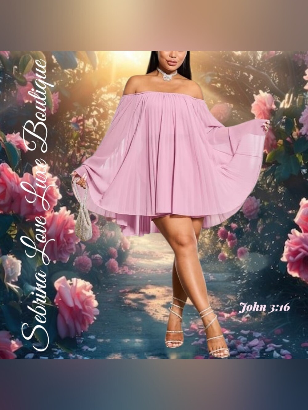 Vibrant Pink Off-Shoulder Pleated Mini Dress Bandeau Top & Shorts 3pc Set